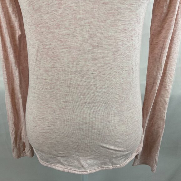 Lululemon Circadian Long Sleeve V-Neck Tee Heathered Mink Berry Pink Heather - Picture 5 of 12